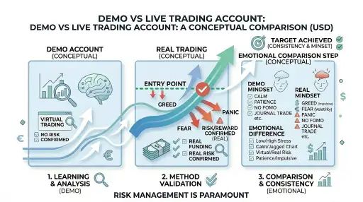 Difference Between Demo and Live Account
