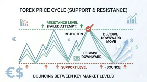 Example of Support and Resistance