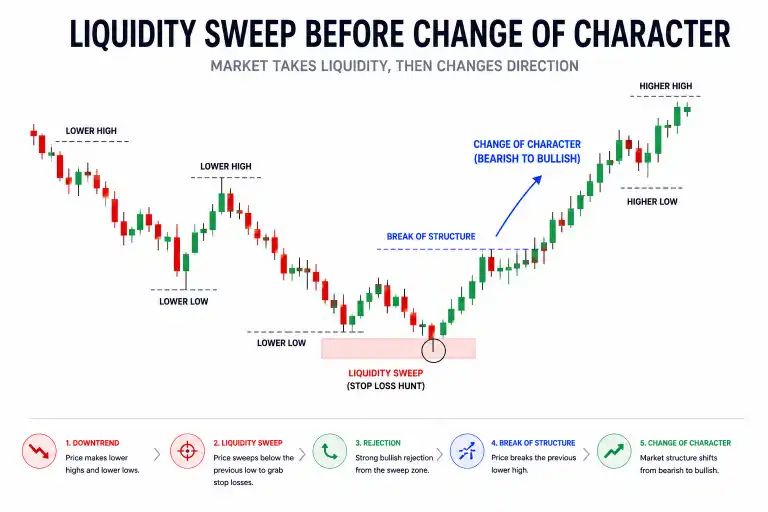 CHOCH and Liquidity
