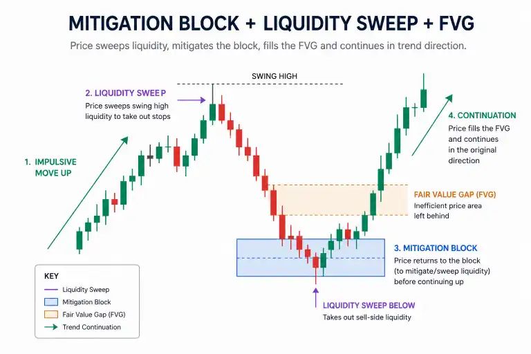 Mitigation Block and Smart Money Concept