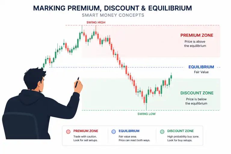 How Traders Use Premium and Discount Zones