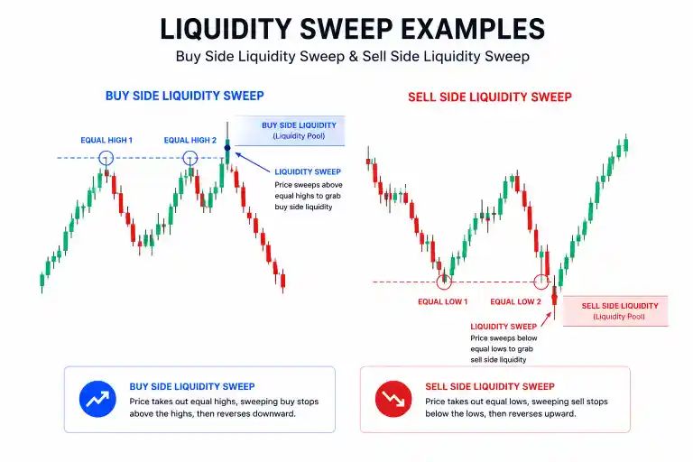 Types of Liquidity Sweep